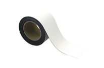 Manutan Expert - Bande Magnétique Blanche Effaçable - 10m x 80mm - PVC Souple - Signalétique Entrepôt