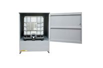 Box de rétention acier avec porte - 1 IBC