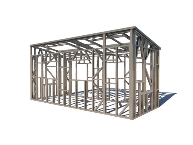 Kit structure : RDC (Plain-Pied) Tiny House - Spécial export 