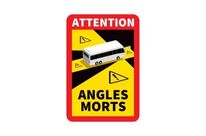 Autocollant angle mort bus