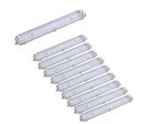 Pack de 10 - Réglette étanche double pour Tube LED T8 IP65 (Boitier vide) - 150 cm