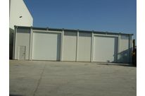 Hangar de stockage de matériaux