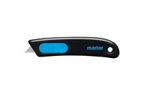 Martor - Couteau de sécurité Secunorm Smartcut - Lame rétractable 12mm - Noir - Plastique - Coupe facile et sûre