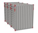 Container de stockage démontable grande hauteur 4 m | KOVOBEL FRANCE