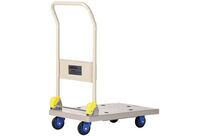 Chariots dossier repliable Prestar® plateau polypropylène 150 à 300 kg