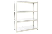 Manutan Expert - Rayonnage charge lourde Rapid 1 - 1980x1525x915mm Gris - 4 Niveaux - 700kg/niveau - Montage sans outils