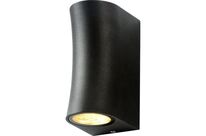 Applique Murale LED IP44 pour 2 ampoules GU10 - Noir