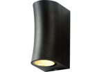 Applique Murale LED IP44 pour 2 ampoules GU10 - Noir