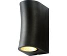 Applique Murale LED IP44 pour 2 ampoules GU10 - Noir