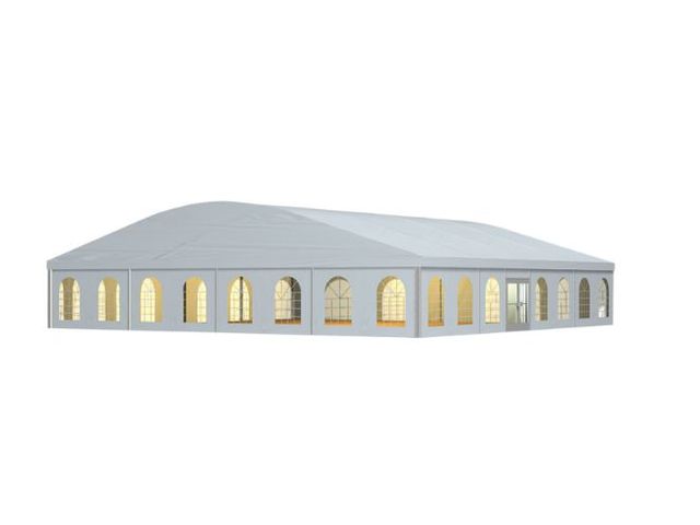Grande tente sur-mesure Bodega à toit arrondi 1.500 - 2.000 cm | Série B-TENTS 