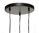 Suspension 3 Lampes en Métal et Pin 25x95cm
