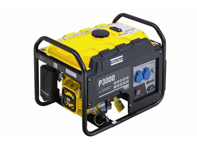 Groupe électrogène mobile 230 V - 2,5 kVA | Atlas Copco P3000