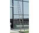 Échelle alu spéciale nettoyeur N - Pointe + plan intermédiaire + plan inférieur - Longueur :