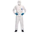 Tyvek Dupont - Combinaison de travail jetable 500 Xpert - Blanc, Taille M - Protection Type 5/6, Catégorie 3