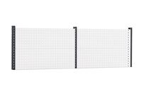 Panneau perforé porte-outils L.2000 x H.634 mm Gris