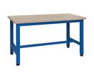 Sofame - Établi Fixe CKS - Plateau Hêtre 2000x750mm - Bleu 5015 - Charge 750kg - Éco-responsable