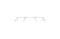 Plafonnier 4 Spots Orientables pour Ampoule GU10 - Blanc