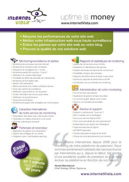 Catalogue offres internet vista