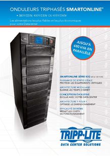Notre Catalogue d'Onduleurs Triphasés