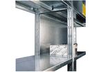 Fond tôlé de rayonnage Galvatop H.2000 x L.970 mm