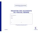 Registre des accidents du travail bénins - Ref 1468