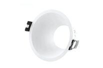 Support encastrable Spot Rond Blanc Mat pour Ampoule GU10