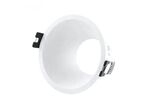 Support encastrable Spot Rond Blanc Mat pour Ampoule GU10