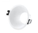 Support encastrable Spot Rond Blanc Mat pour Ampoule GU10
