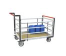 Chariot modulaire double ridelles et grand plateau - 500 kg