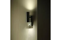 Applique Murale LED IP44 Double Faisceau GU10 avec Détecteur de Mouvement
