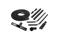 Kit complet flexible et embouts antistatiques diam. 38 mm pour aspirateurs industriels secs Cleancraft 7010210