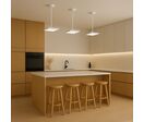 Support de plafond 50-100cm pour Spot LED 3en1 - Blanc