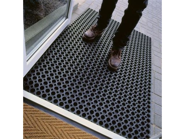 Caillebotis/tapis antidérapant en caoutchouc