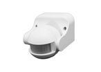 Détecteur de Mouvement Infrarouge 180° IP44 - Blanc