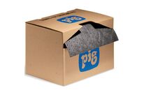 Pig - Distributeur Tapis Absorbant Universel 38 cm x 18 m - Rouleau Gris 30L - Éco-responsable