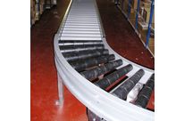 Transporteur gravitaire courbe à rouleaux coniques | R2M