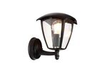 Lanterne Murale Extérieure pour Ampoule E27 - Noir