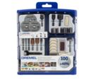 Usinage et finition polyvalente | Kit 100 accessoires multi-outils Dremel