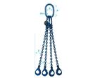 Élingues chaîne 4 brins G100 auto | ECH402G1- ECH404G1 