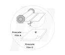Prescale LLW HT100 - Film de mesure de pression Fujifilm de 0,5 à 2,5 MPa entre 35 et 150°C