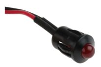 Indicateur LED rouge à montage sur panneau RS PRO 24 V c.c.