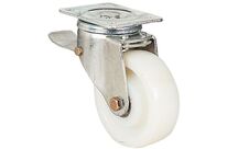 Roulette Polyamide Pivotante Avec Frein Diam 150mm