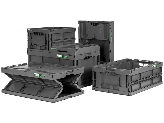 Bac pliable en PP recyclé - 400 x 300 x (H)220mm | Falter 4322 V1 Greenline