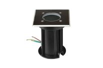 Spot LED Extérieur Encastrable Carré IP65 pour Ampoule GU10
