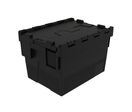 Loadhog - Bac de transport Apollo 43 - 25 L - Recyclé 100% - Gerbable - Noir