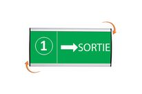 Plaque signaletique budget Alusign® 10,5 x 14,8 cm