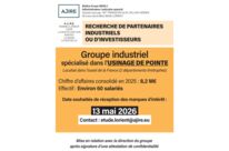 RECHERCHE DE PARTENAIRES INDUSTRIELS OU D'INVESTISSEURS