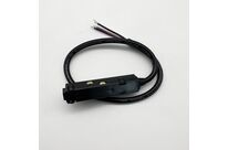 Connecteur Linéaire pour Rail Magnétique 48V 4 fils - Noir