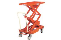 Bishamon - Table Élévatrice Mobile Double Ciseaux - 500kg - Hauteur Max 1605mm - Acier - Garantie 3 Ans