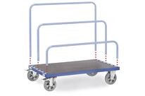 Chariot porte-panneaux sans tubes cintrés | Modèle 4465-1